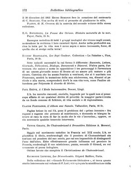 Rassegna di studi francesi organo trimestrale della Sezione pugliese dell'Union intellectuelle franco-italienne di Parigi