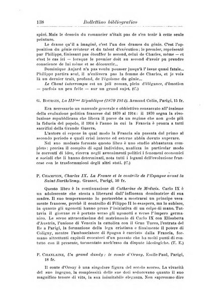 Rassegna di studi francesi organo trimestrale della Sezione pugliese dell'Union intellectuelle franco-italienne di Parigi