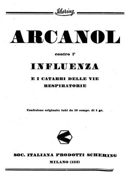 Rassegna di terapia e patologia clinica