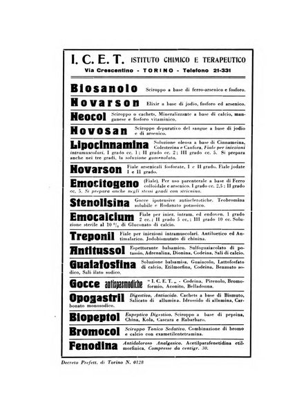 Rassegna di terapia e patologia clinica