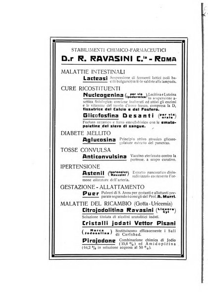 Rassegna di terapia e patologia clinica