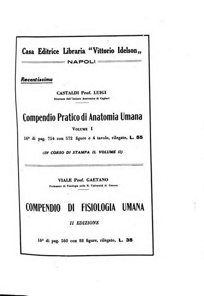 Rassegna di terapia e patologia clinica