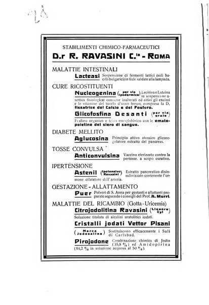 Rassegna di terapia e patologia clinica