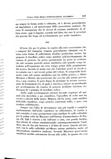 Rassegna di terapia e patologia clinica