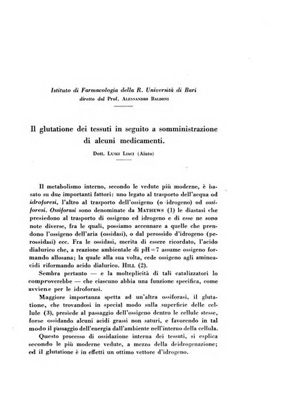 Rassegna di terapia e patologia clinica