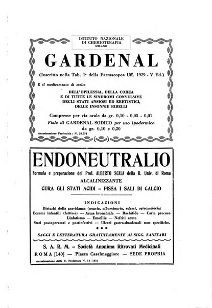 Rassegna di terapia e patologia clinica