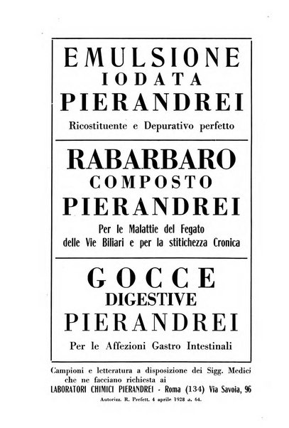 Rassegna di terapia e patologia clinica