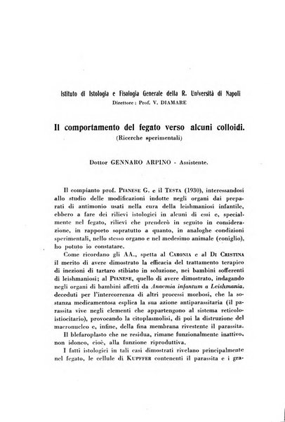 Rassegna di terapia e patologia clinica