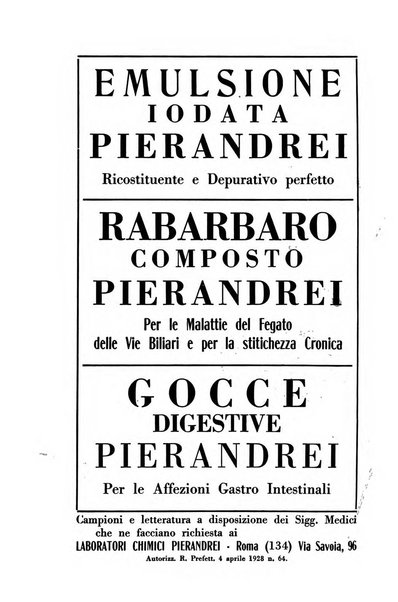 Rassegna di terapia e patologia clinica