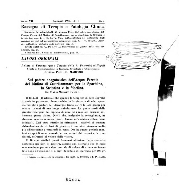 Rassegna di terapia e patologia clinica