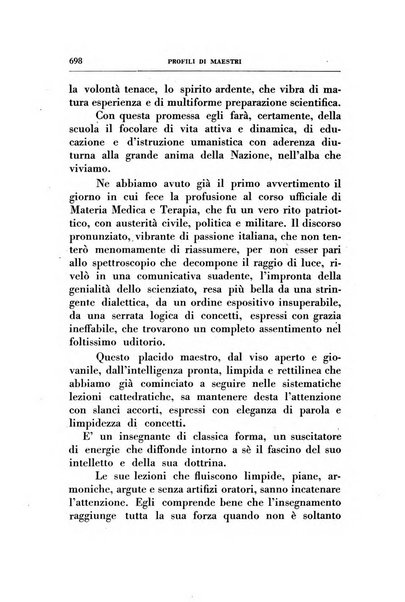 Rassegna di terapia e patologia clinica