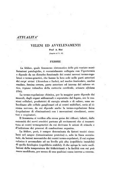 Rassegna di terapia e patologia clinica