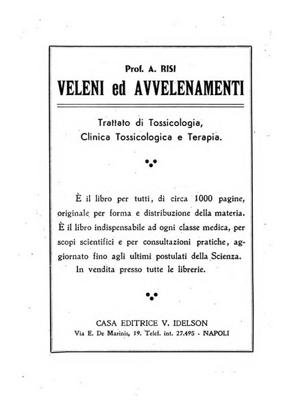 Rassegna di terapia e patologia clinica