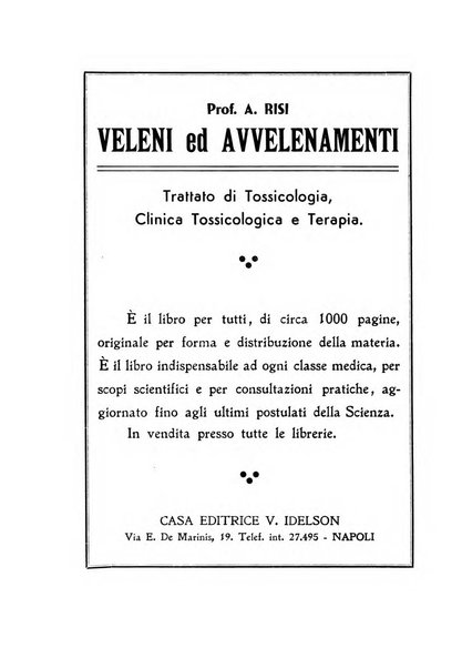 Rassegna di terapia e patologia clinica