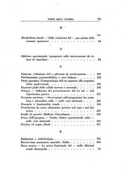 Rassegna di terapia e patologia clinica