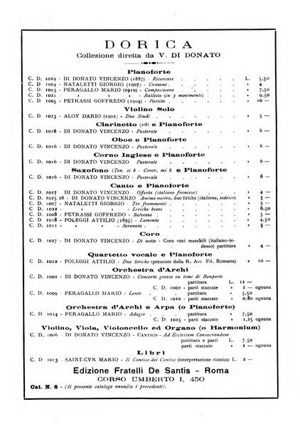 Rassegna dorica cultura, cronaca musicale