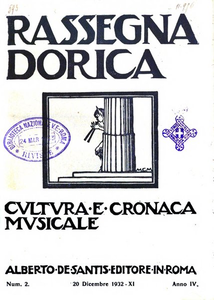 Rassegna dorica cultura, cronaca musicale