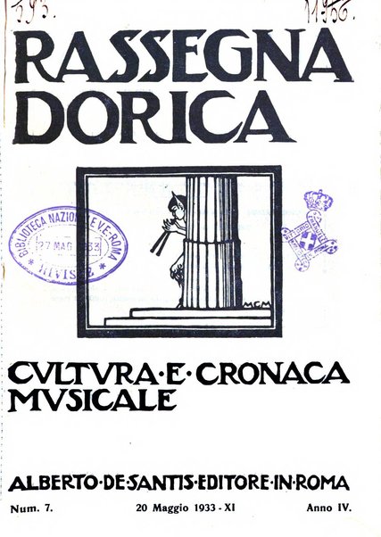 Rassegna dorica cultura, cronaca musicale