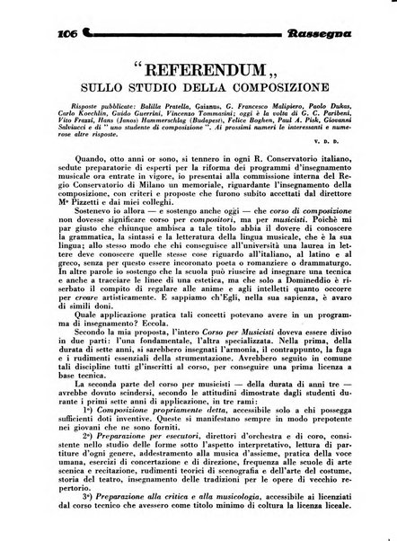 Rassegna dorica cultura, cronaca musicale