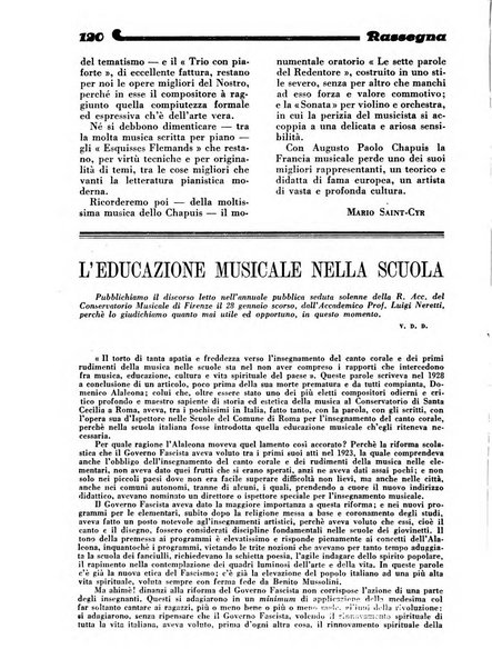 Rassegna dorica cultura, cronaca musicale