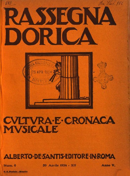 Rassegna dorica cultura, cronaca musicale