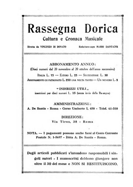 Rassegna dorica cultura, cronaca musicale