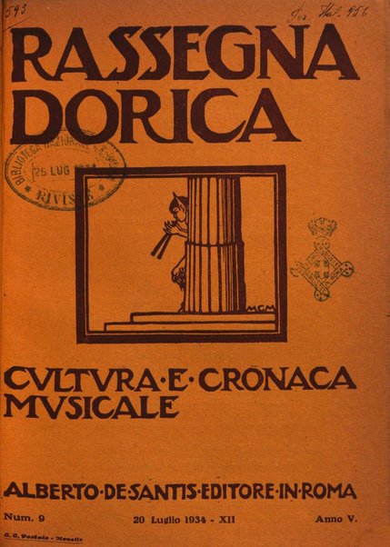 Rassegna dorica cultura, cronaca musicale