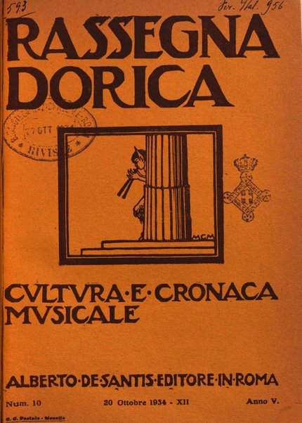 Rassegna dorica cultura, cronaca musicale