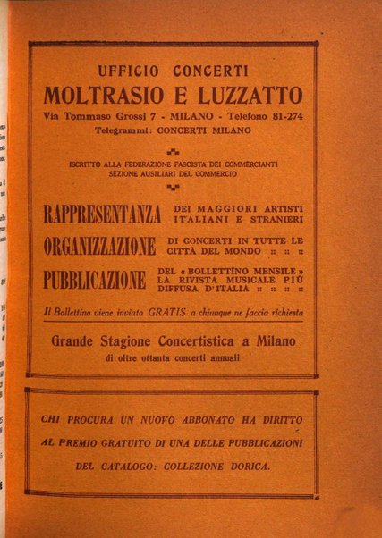 Rassegna dorica cultura, cronaca musicale