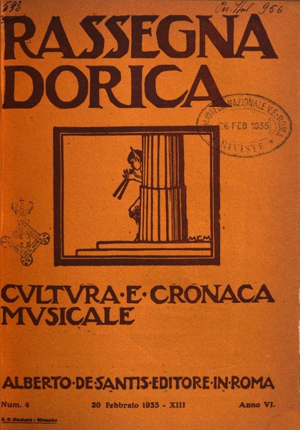 Rassegna dorica cultura, cronaca musicale