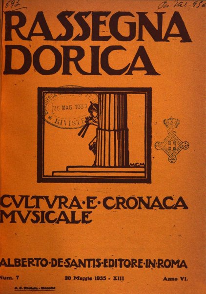 Rassegna dorica cultura, cronaca musicale