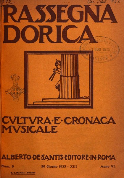 Rassegna dorica cultura, cronaca musicale