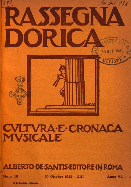 Rassegna dorica cultura, cronaca musicale