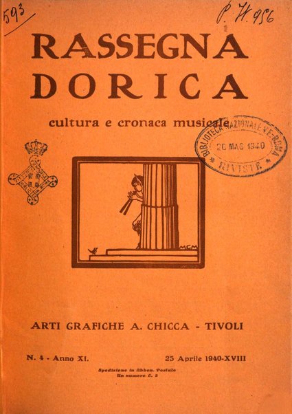 Rassegna dorica cultura, cronaca musicale