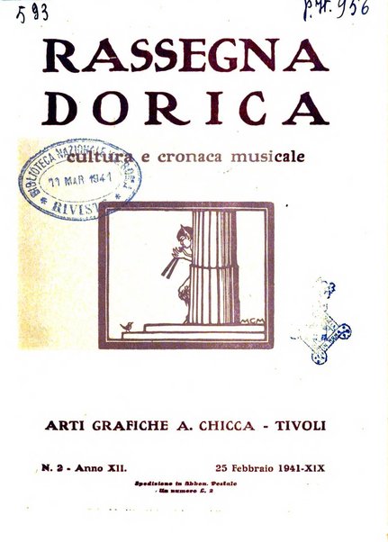 Rassegna dorica cultura, cronaca musicale