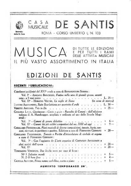 Rassegna dorica cultura, cronaca musicale