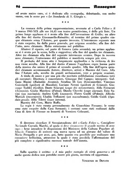 Rassegna dorica cultura, cronaca musicale