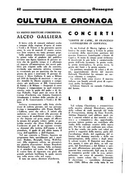 Rassegna dorica cultura, cronaca musicale