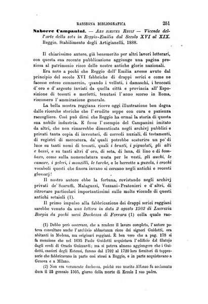 Rassegna emiliana di storia, letteratura ed arte