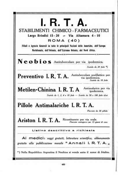 Rassegna internazionale di clinica e terapia