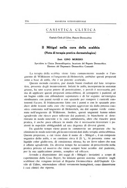 Rassegna internazionale di clinica e terapia