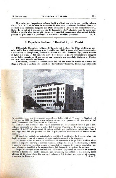 Rassegna internazionale di clinica e terapia