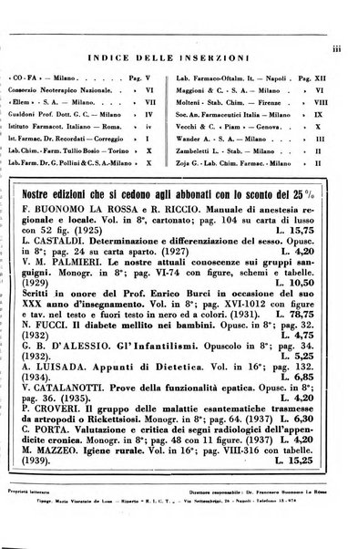 Rassegna internazionale di clinica e terapia