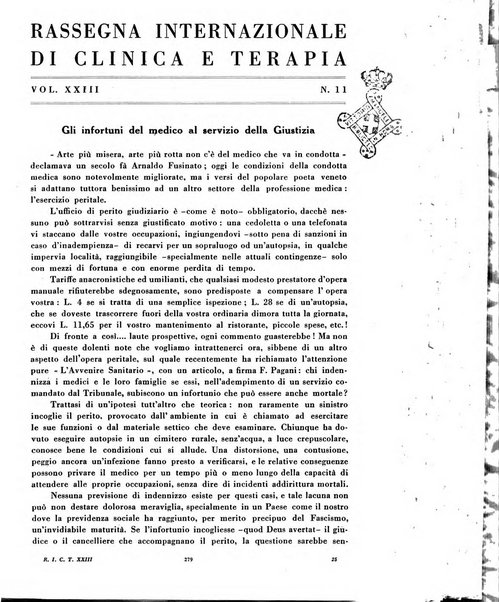 Rassegna internazionale di clinica e terapia