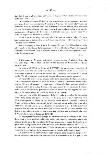 Rassegna monetaria