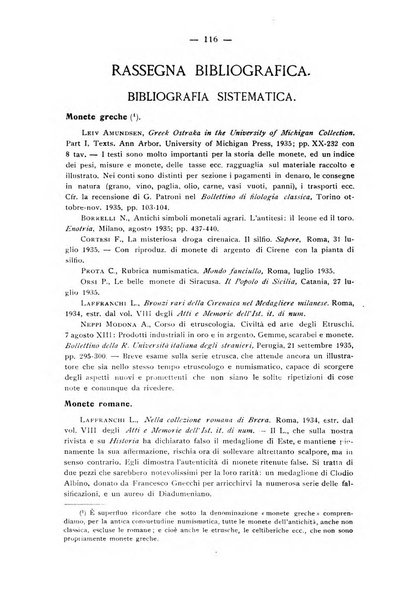 Rassegna monetaria