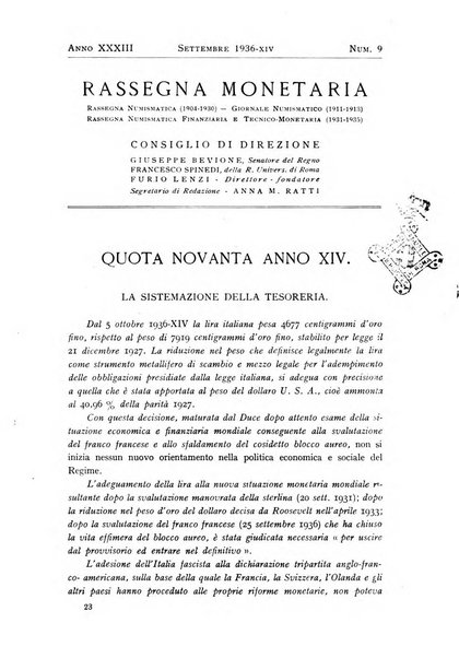 Rassegna monetaria