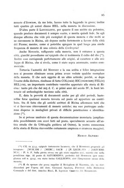 Rassegna monetaria