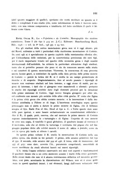 Rassegna monetaria