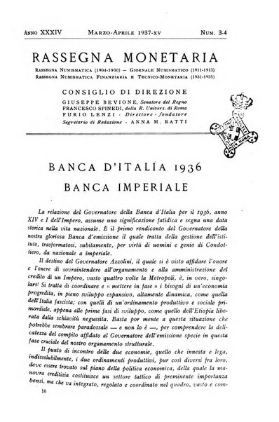 Rassegna monetaria